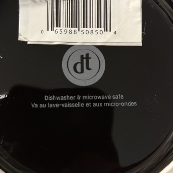 BOGO FREE ALL ITEMS! Black white decorative bowl 12.5 inches diameter - Picture 6 of 6